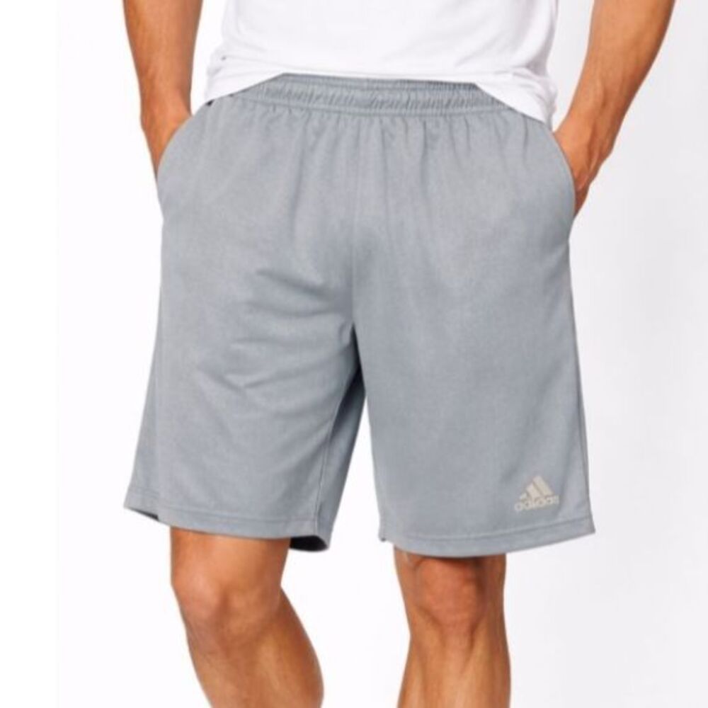 Adidas Barricade Climate Shorts Men Sz M Gray Athleisure Performance Sportwear